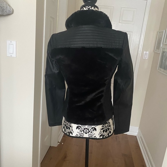 Guess faux fur/leather jacket - Picture 3 of 5